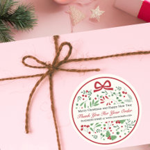 Moderne classique Vintage Rouge Vert Floral