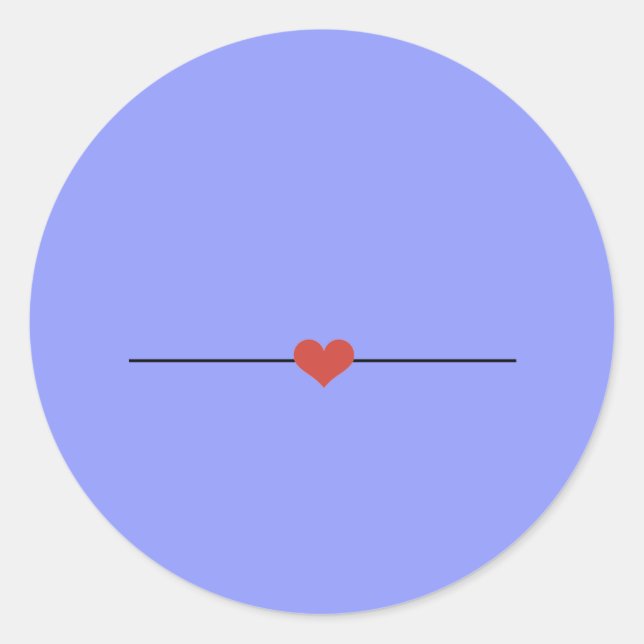 Sticker Rond Moderne, faites votre propre (Devant)