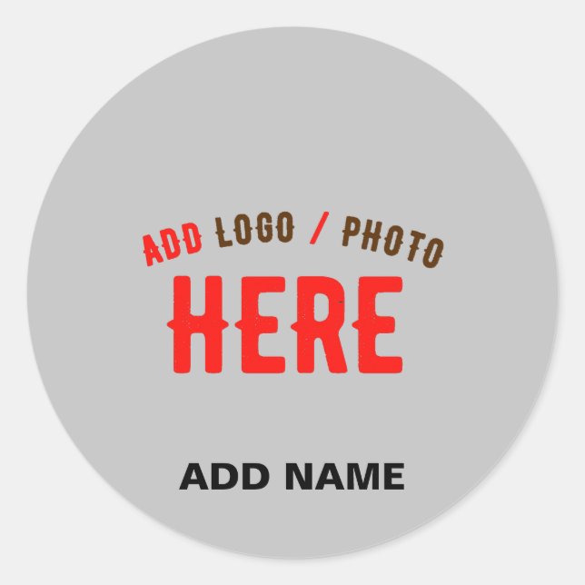 STICKER ROND MODERNE MODERNE ASH PERSONNALISABLE VÉRIFIÉ (Devant)