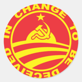 Sticker Rond Modification à tromper dans (autocollant rond)