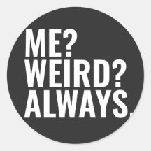 Moi? Bizarre ? Toujours. Introvertir des paroles d