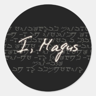 Sticker Rond Moi, magus