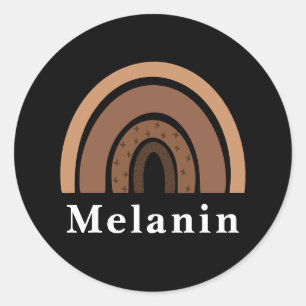 Sticker Rond Mois africain-américain de l'histoire des Noirs Me