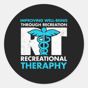 Sticker Rond Mois de la thérapie récréative