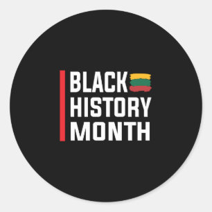 Sticker Rond Mois de l'histoire des Noirs