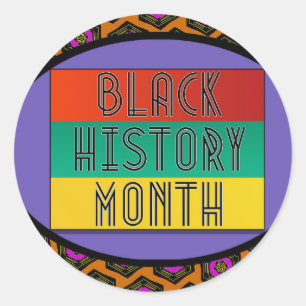 Sticker Rond Mois de l'histoire des Noirs 2021