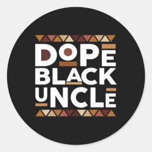 Sticker Rond Mois de l'histoire des Noirs Famille assortie Méla