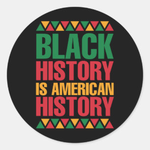 Sticker Rond Mois de l'histoire noire Patriotique L'histoire no