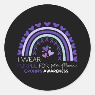 Sticker Rond Mois de sensibilisation à la maladie de Crohn Guer