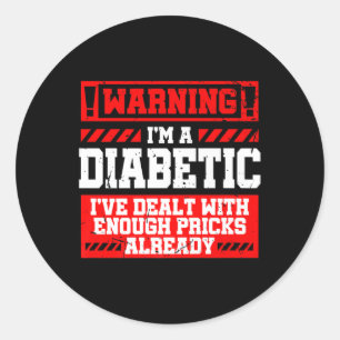 Sticker Rond Mois S Diabétique