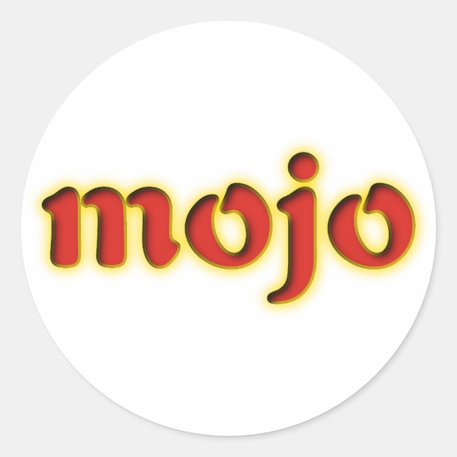 Sticker Rond mojo (Devant)