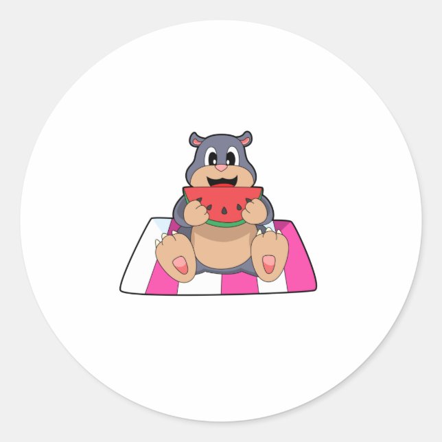 Sticker Rond Mole avec Watermelon.PNG (Devant)