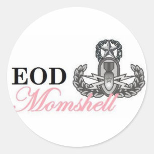Sticker Rond momshell principal d'eod