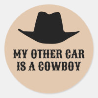 Mon autre voiture est un cowboy