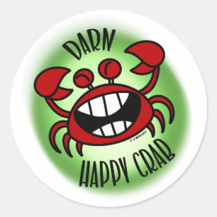Sticker Rond Mon Beau Crabe !