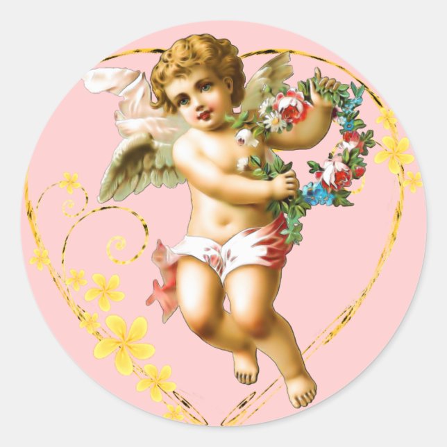 Sticker Rond Mon Cherub (Devant)