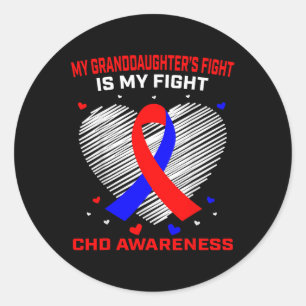 Sticker Rond Mon Combat De Petites Filles Est Mon Combat Consci