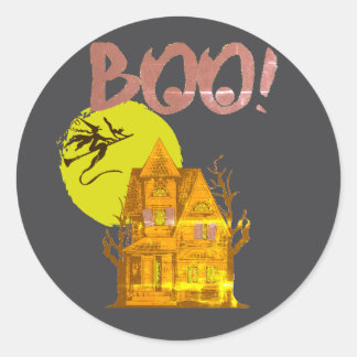 Sticker Rond Mon Halloween