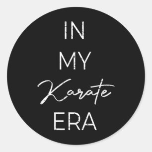 Sticker Rond Mon Karate Era 1