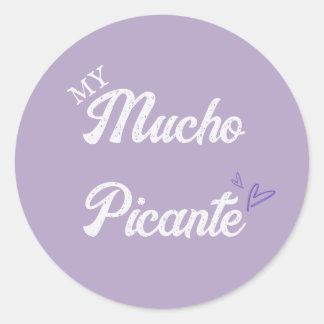 Sticker Rond Mon Mucho Picante