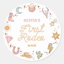 Mon premier Rodeo Disco Cowgirl 1ère fête d'annive