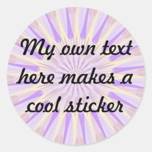 Sticker Rond Mon propre texte ici PSBD