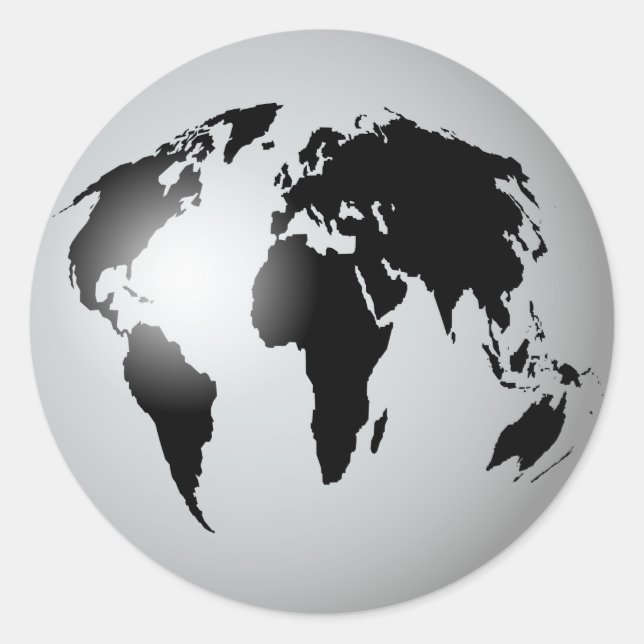 Sticker Rond Mondial (Devant)