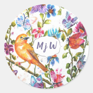 Sticker Rond Monogramme