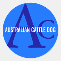 Monogramme australien de chien de bétail