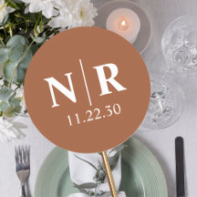 Monogramme de mariage Initiales de la mariée et du