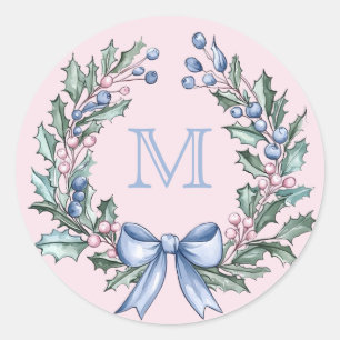 Sticker Rond Monogramme de Noël Saint-Siège