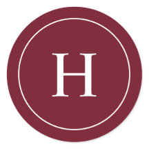 Monogramme élégant classique personnalisé