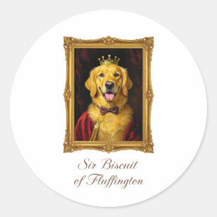 Sticker Rond Monsieur Biscuit de Fluffington
