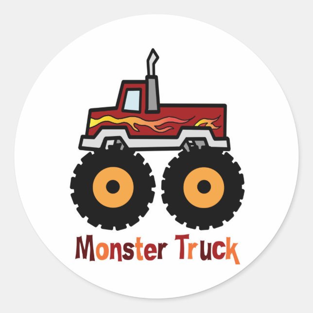 Sticker Rond Monstres (Devant)