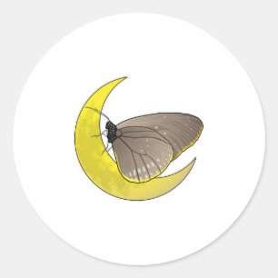 Sticker Rond Mont Butterfly