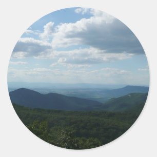 Sticker Rond Montagnes Appalaches II Shenandoah