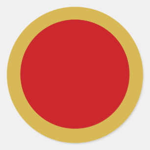 Sticker Rond Monténégro rondel symbole du drapeau du pays armée