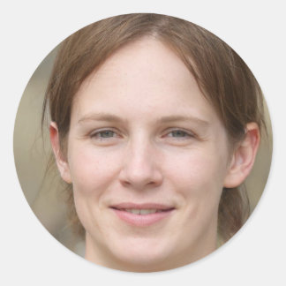 Sticker Rond Monter et briller