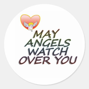 STICKER ROND MONTRE D'ANGLES DE MAI AU-DESSUS DE VOUS