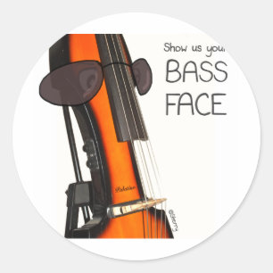 Sticker Rond Montrez-nous votre visage bas ! - Bandes dessinée