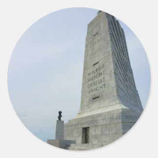 Sticker Rond Monument des frères Wright