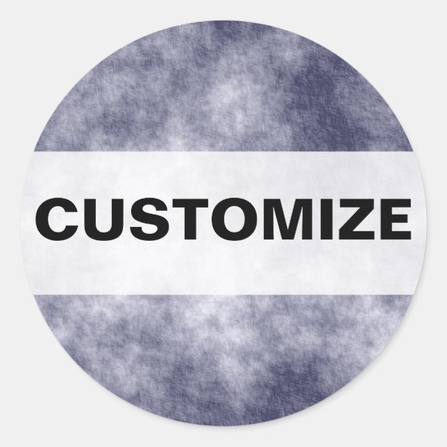 Sticker Rond Moon Walk (Devant)