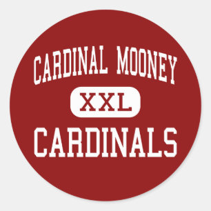 Sticker Rond Mooney cardinal - cardinaux - haut - Youngstown