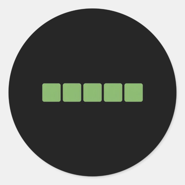 Sticker Rond Mot (Devant)