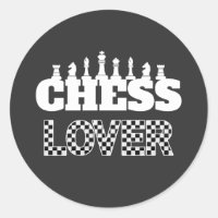 Mot d'échecs Pièces blanches Lover Board Motif