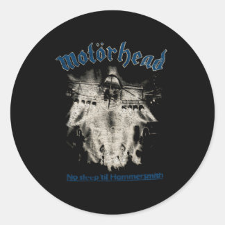 Sticker Rond Motã En-Tête Pas De Sommeil Til Hammersmith
