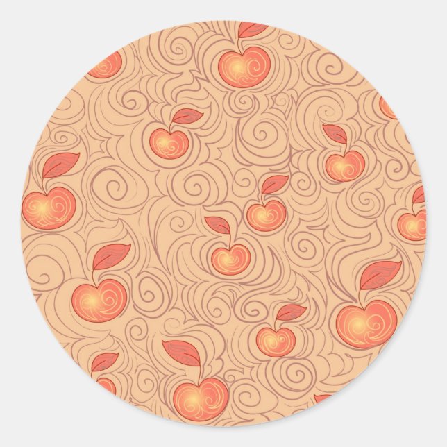 Sticker Rond Motif (Devant)