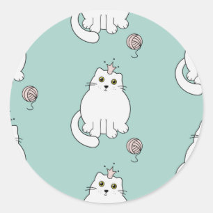 Sticker Rond Motif