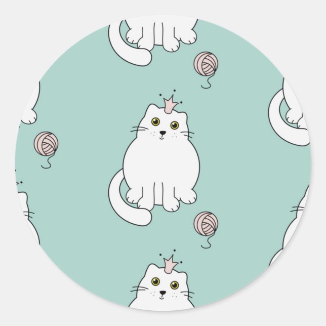 Sticker Rond Motif (Devant)
