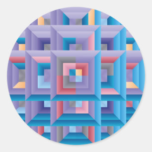 STICKER ROND MOTIF 4